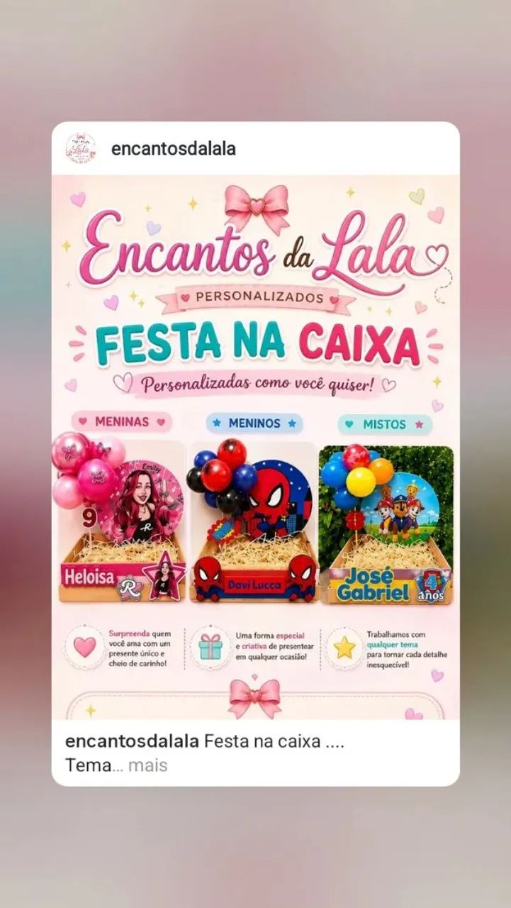 Festa na caixa 
