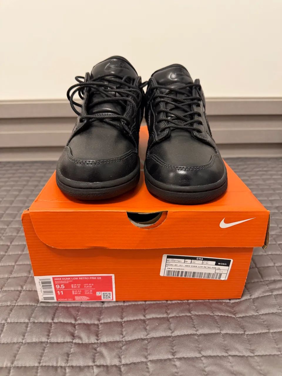 TÊNIS NIKE DUNK LOW RETRO PRETO(41) - Foto 3