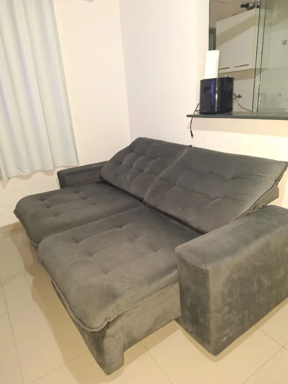 Sofá retrátil 2 encostos - Foto 2