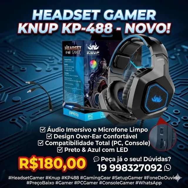 UPGRADE NO SEU SETUP POR APENAS R$ 180,00! ? ?Se você busca imersão total nos seus jogo