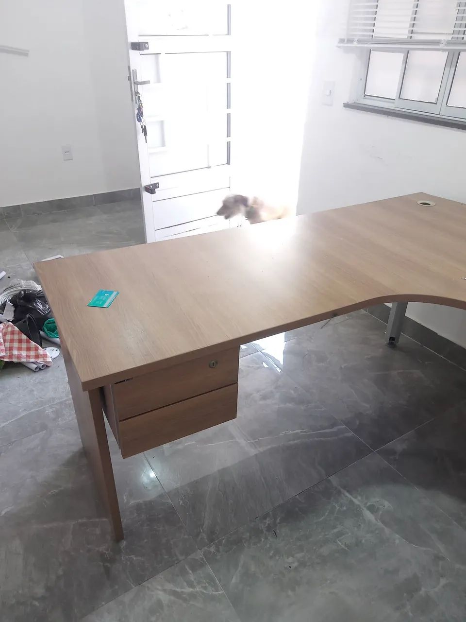 Mesa para escritório 165 por 165 nova - Foto 2