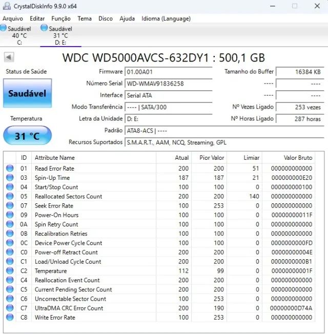HD WD Green 500 GB + brinde 1 cabo sata - Foto 2