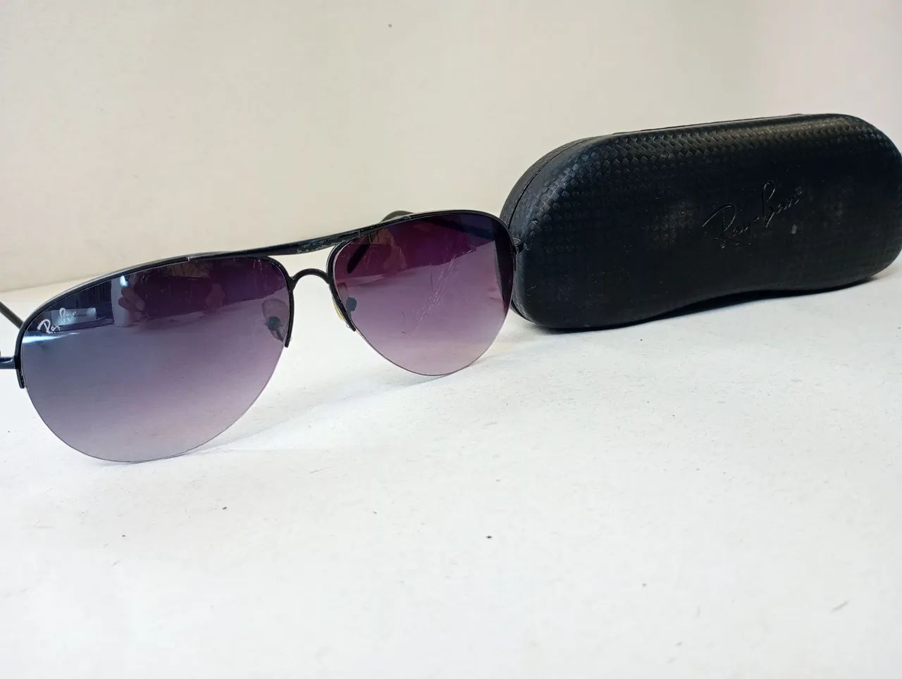 Óculos Ray-Ban Aviator RB3449 - Com Estojo - Foto 2
