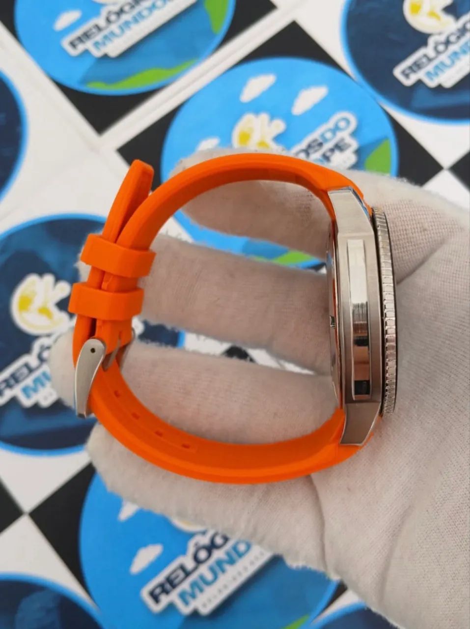 RELÓGIO TISSOT SEASTAR LARANJA CHNOGRAPH  - Foto 4