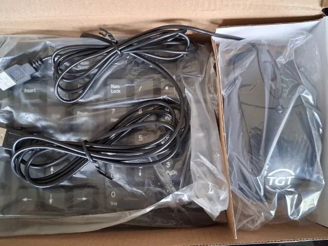 Kit Teclado E Mouse Office Tgt Gr100v3, Abnt2, 1000dpi Preto - Foto 5
