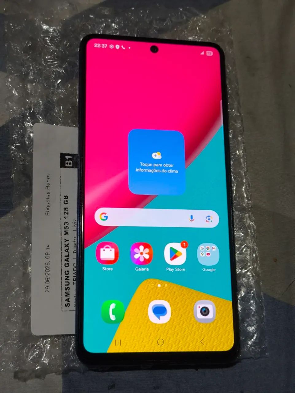 Samsung m53 5g 128gb 8 ram perfeito 
