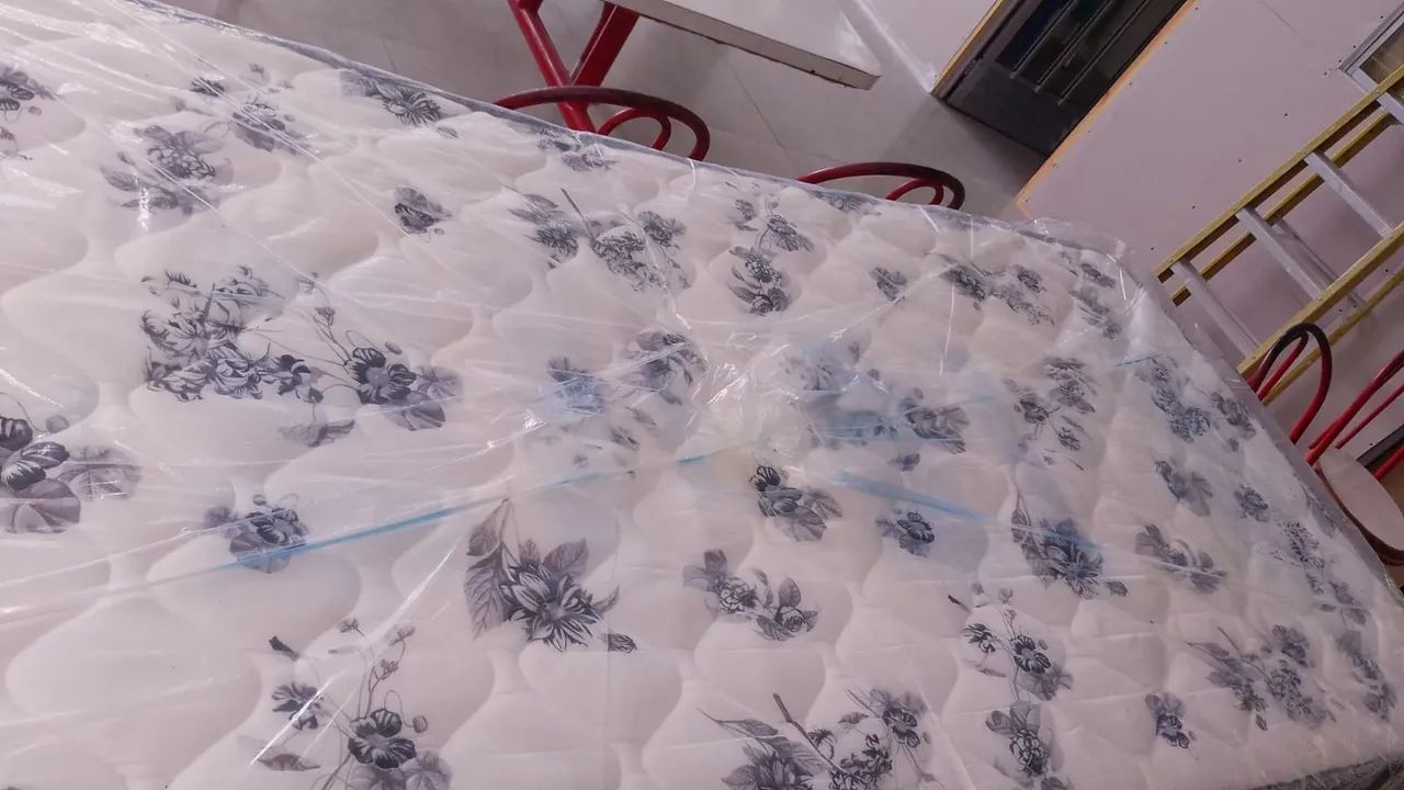 Cama hospital com colchão ortobom 