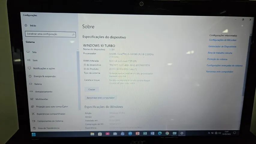 Notebook ACER
