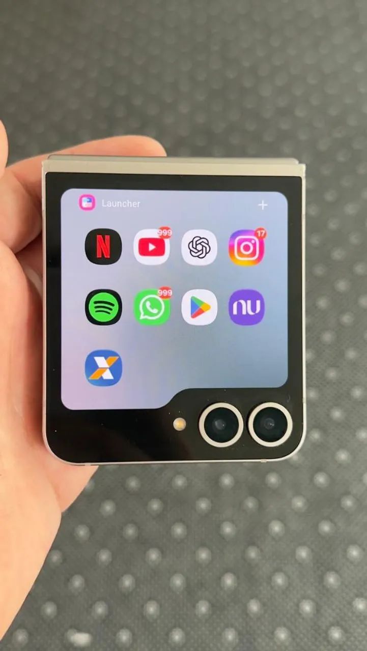 Z flip 6 com nota fiscal vendo e troco - Foto 3