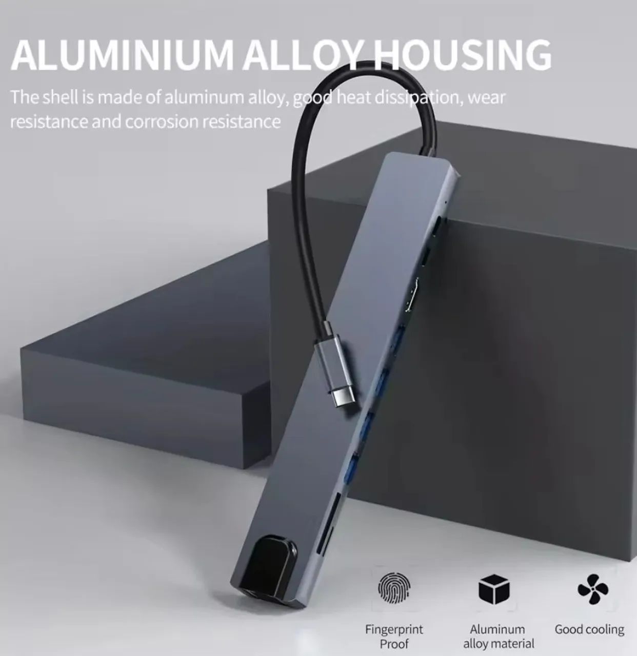 Hub 10 em 1 Usb-c em alumínio  - Foto 5