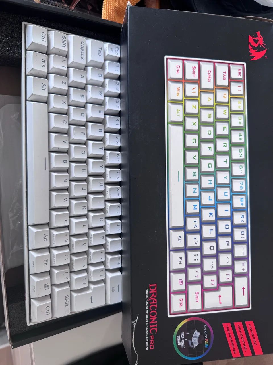 Teclado Mecanico Redragon Draconic Pro Switch Red - Foto 3