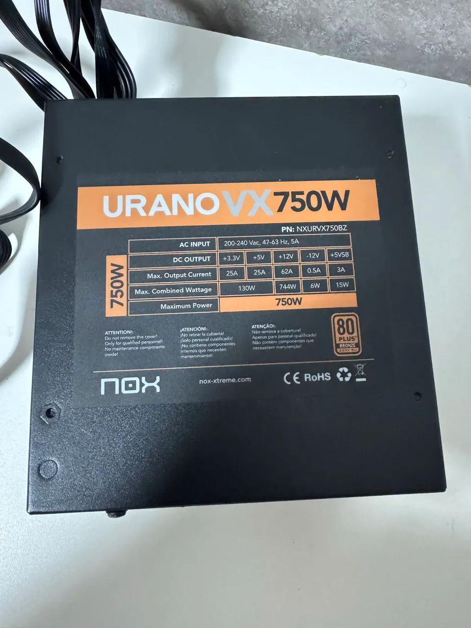 Fonte NOX 750w | Urano VX - Foto 4