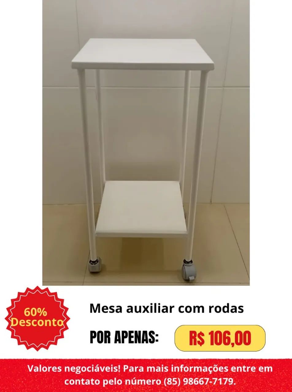 Macas, Mesa Ginecológica, Escadinhas e Mesa Auxiliar - Foto 4