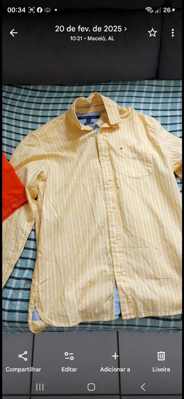 Camisa social original da Tommy Hilfiger 