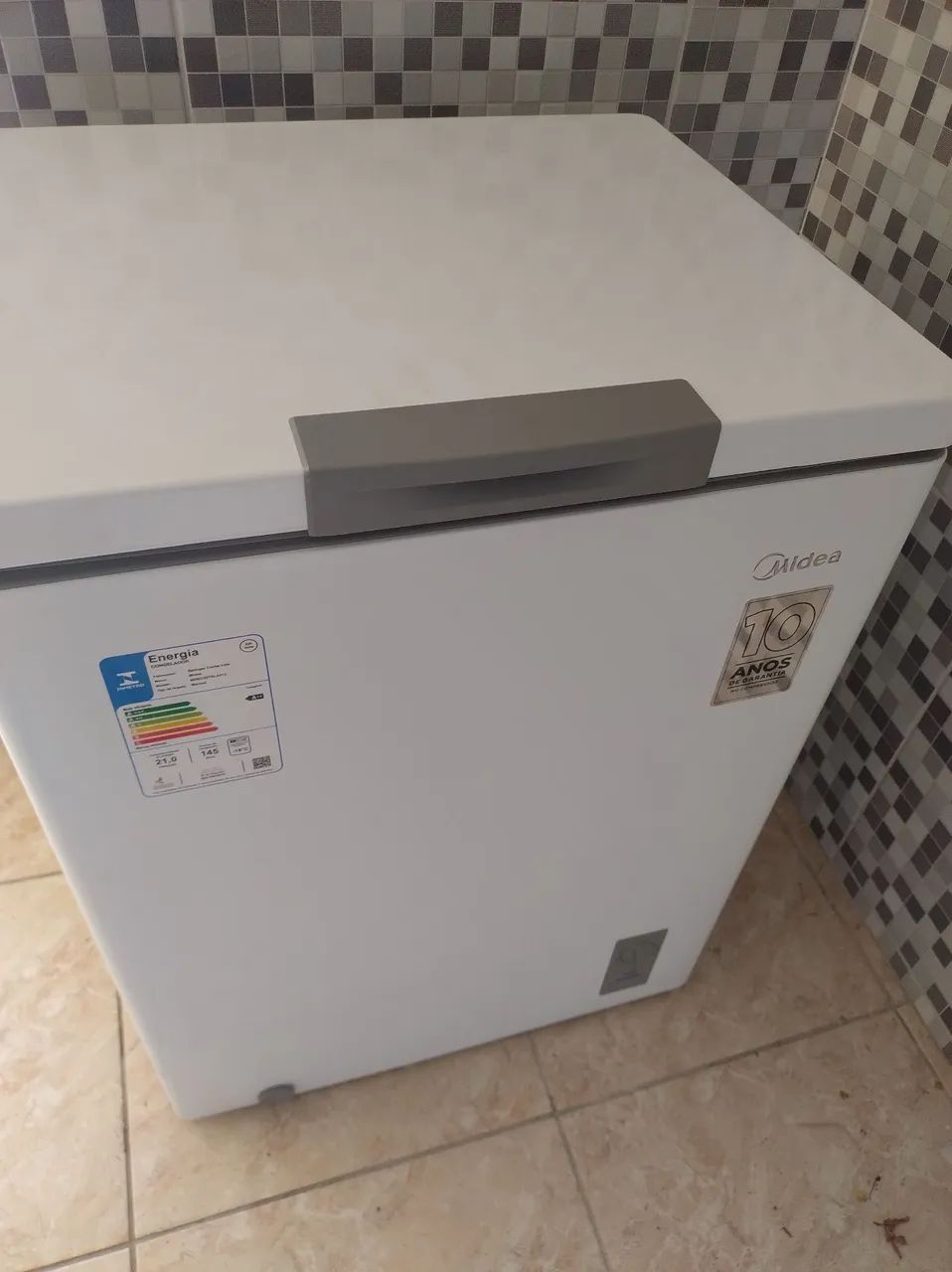 freezer midea 142 litros 