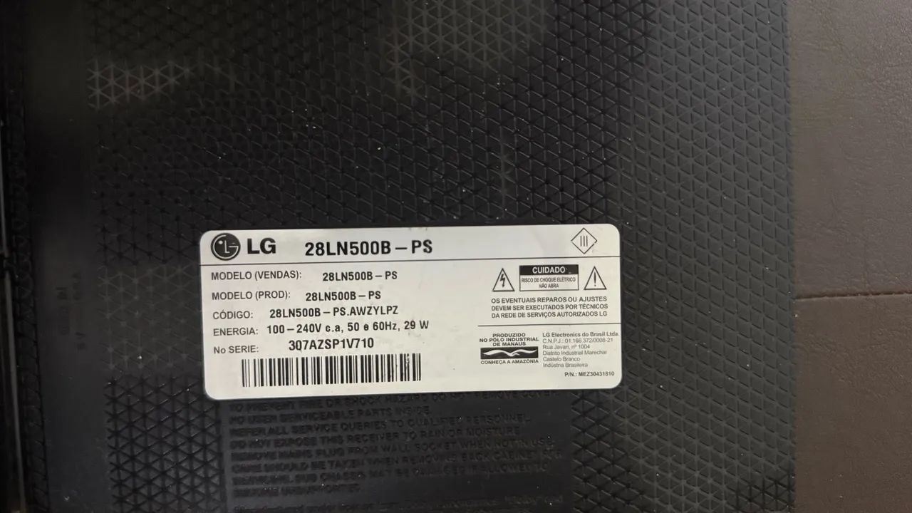 TV LG 28 polegadas - Modelo 28LN500B-PS - Foto 3