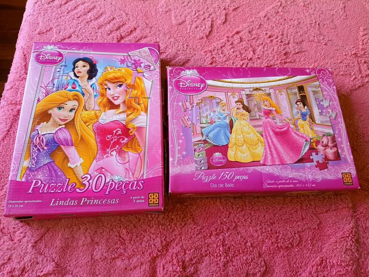 2 Quebra-cabeças Princesas Disney 