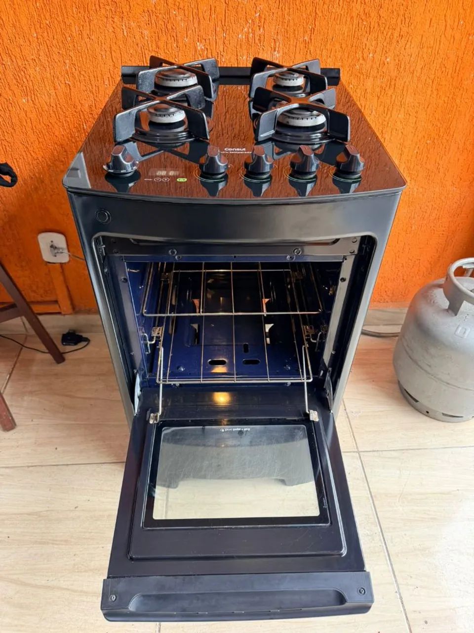 FOGÃO CONSUL MESA DE VIDRO ELÉTRICO (FRETE GRÁTIS) - Foto 4