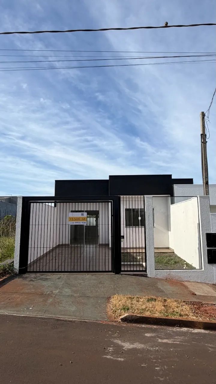 Casa com entrada reduzida