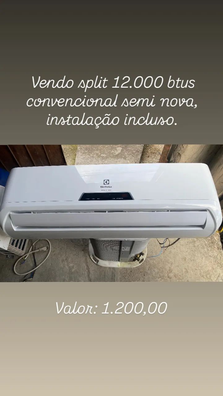 Vendo Split 12.000 btus