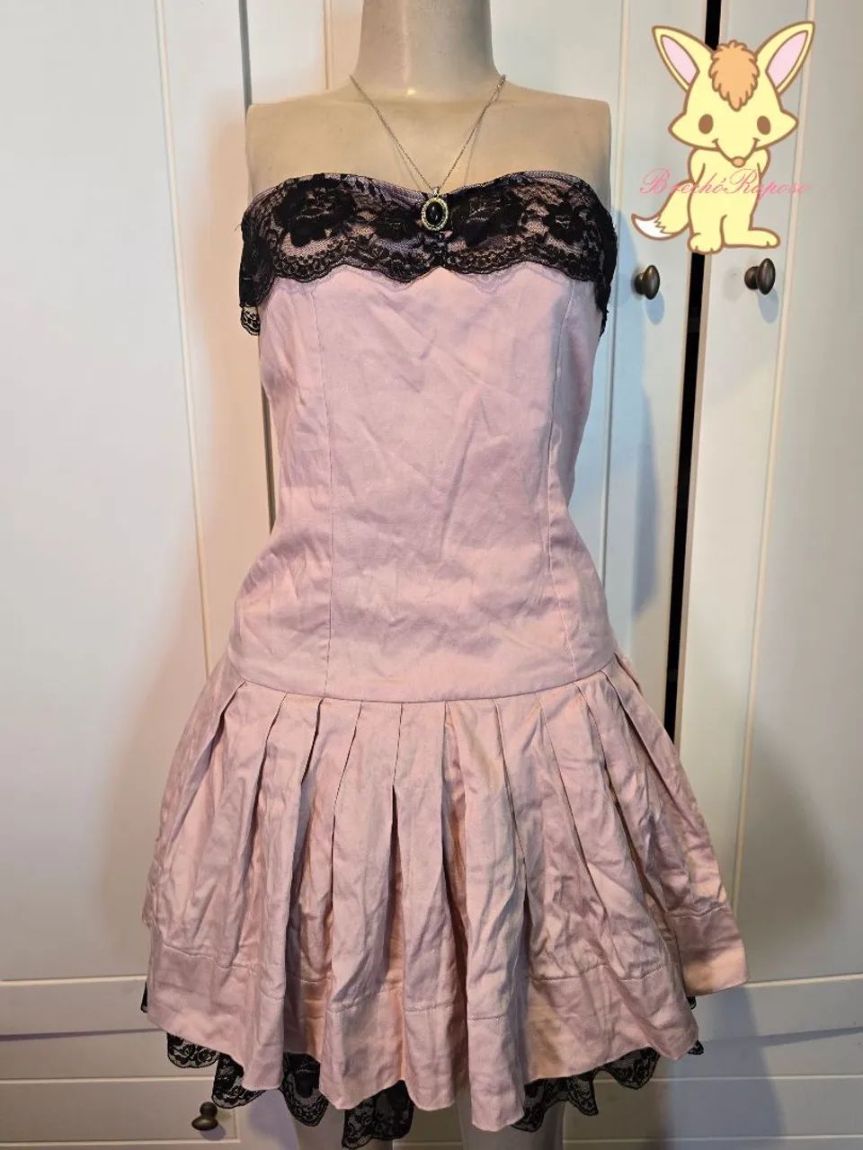 Vestido coquette/morute 
