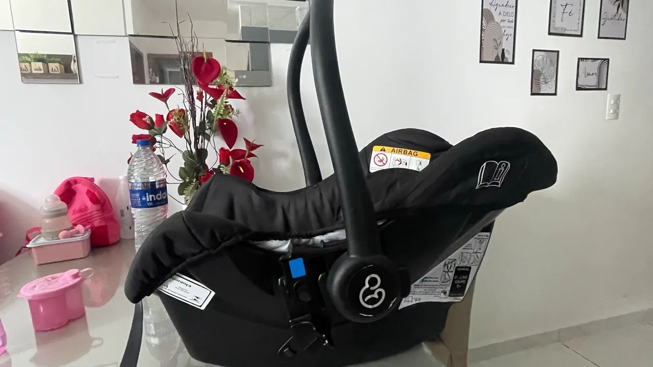 Vendo - bebê conforto pode ser usando até 13 kgs  - Foto 3