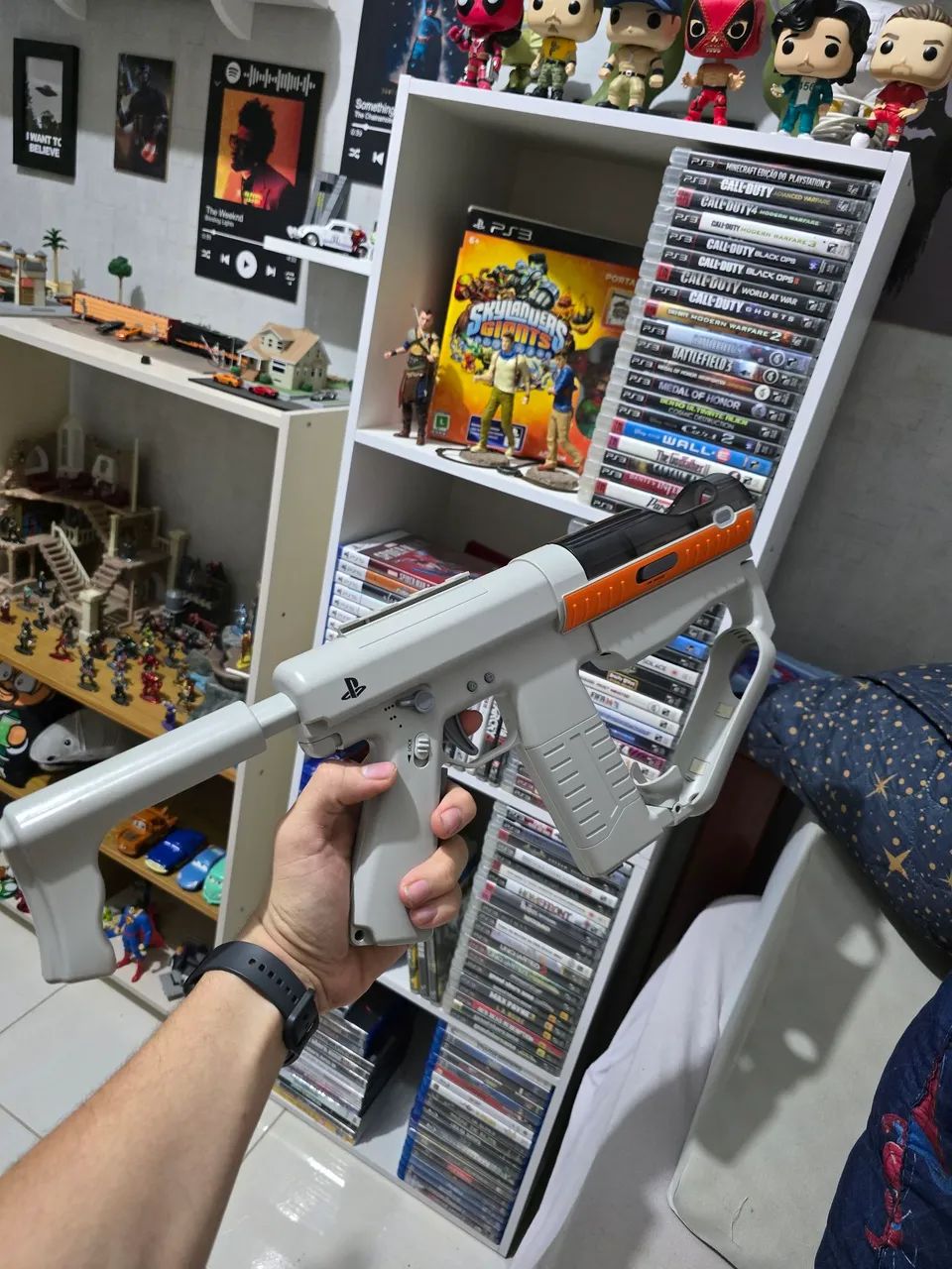 Arma Sharp Shooter - Playstation 3 Move Sony Cinza