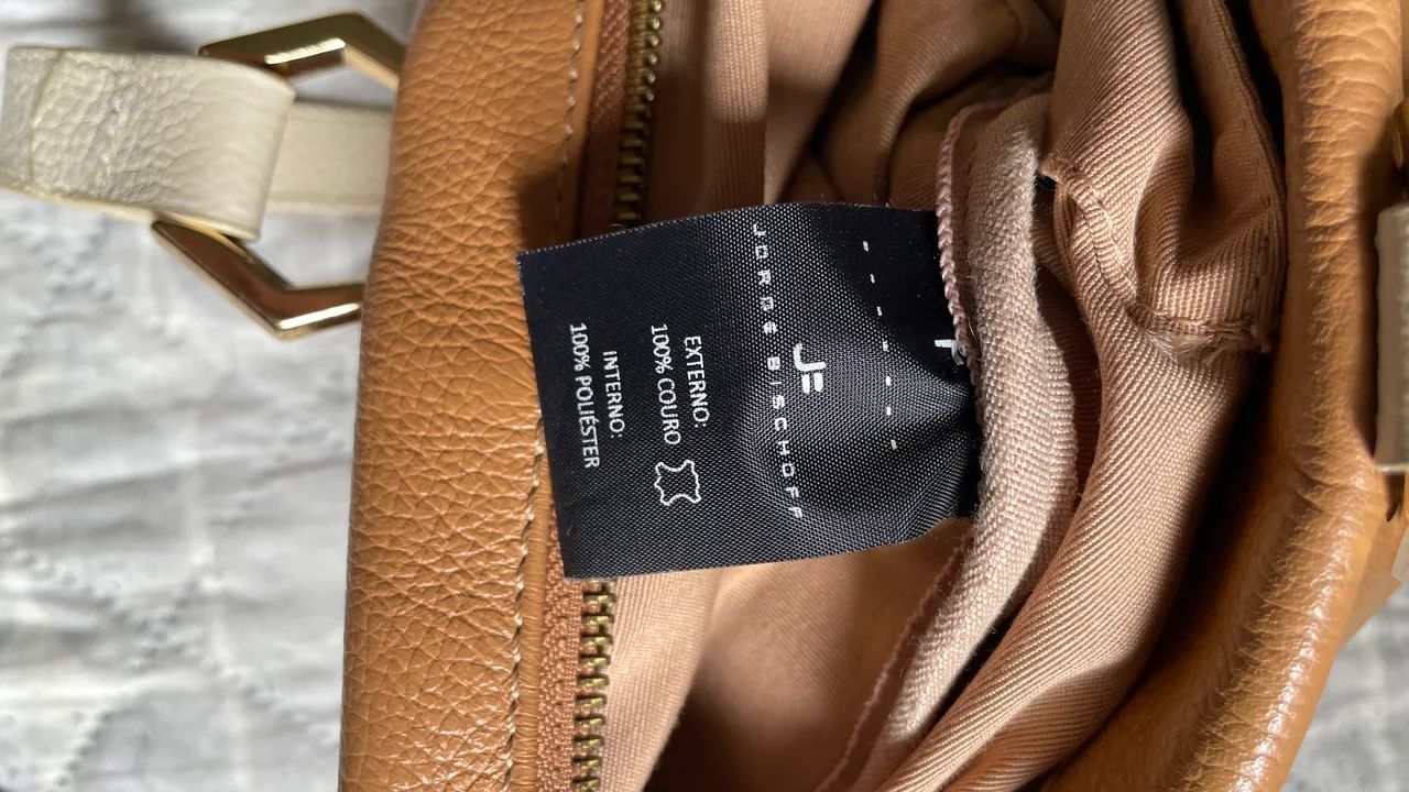Bolsa Jorge Bischoff Couro - Foto 4