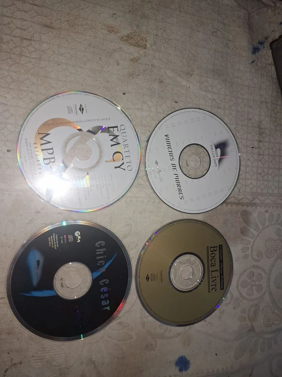 4 cds mpb .sem capa 