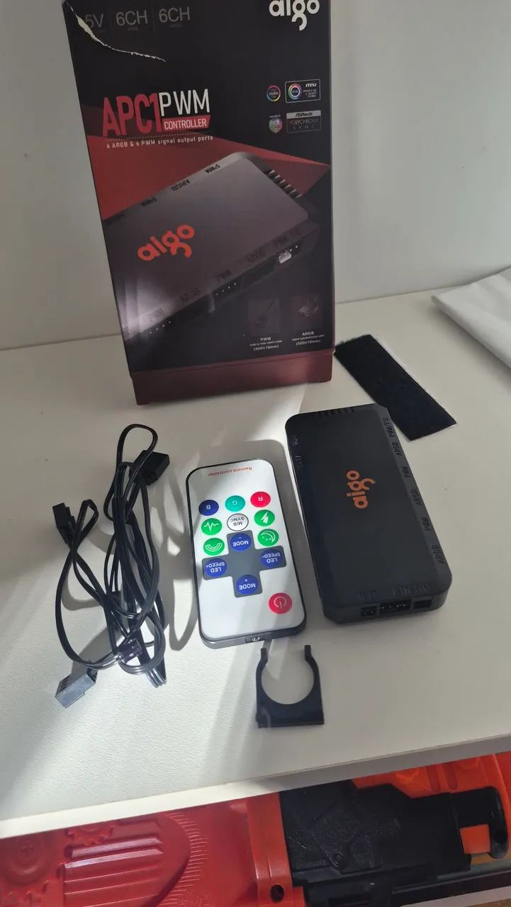 Controladora argb aigo apc1 6 canais - Foto 4