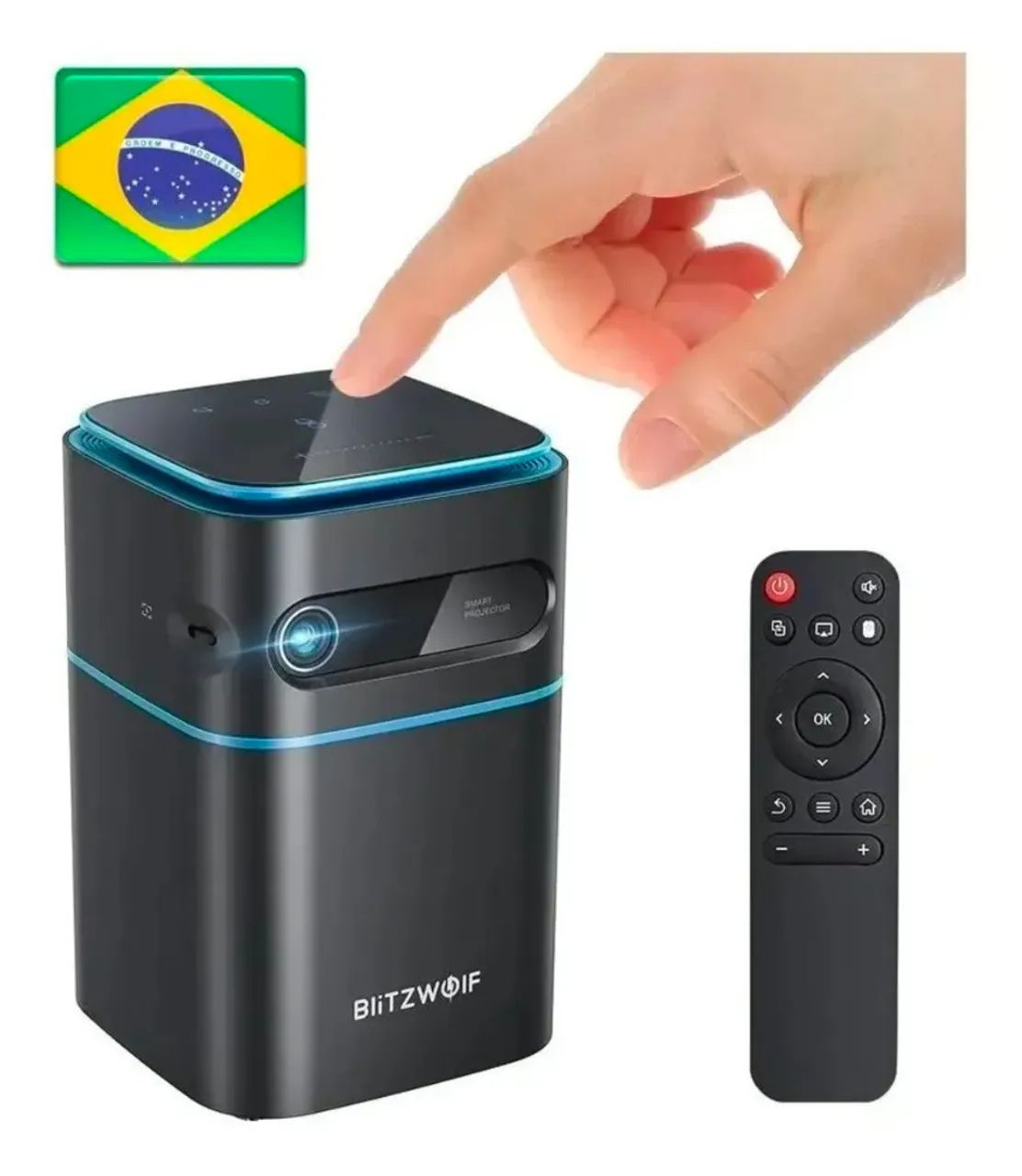 Mini Projetor Portátil Blitzwolf BW-VT2 - Android, Wi-Fi e Bluetooth! - Foto 2