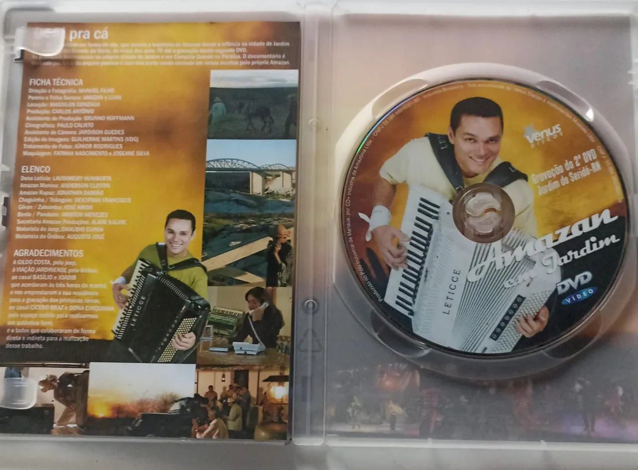 Combo 2 DVD+CD Amazan no Jardim <br>R$ 50 - Foto 2