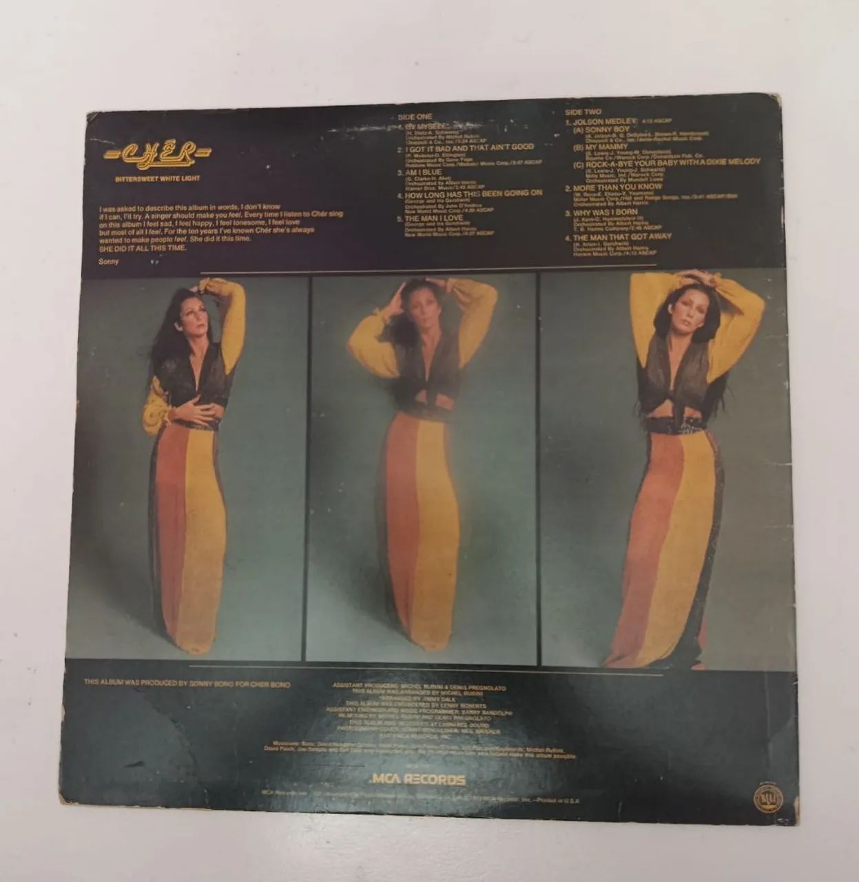 LP CHER 1974 Bittersweet White Light  - Foto 3