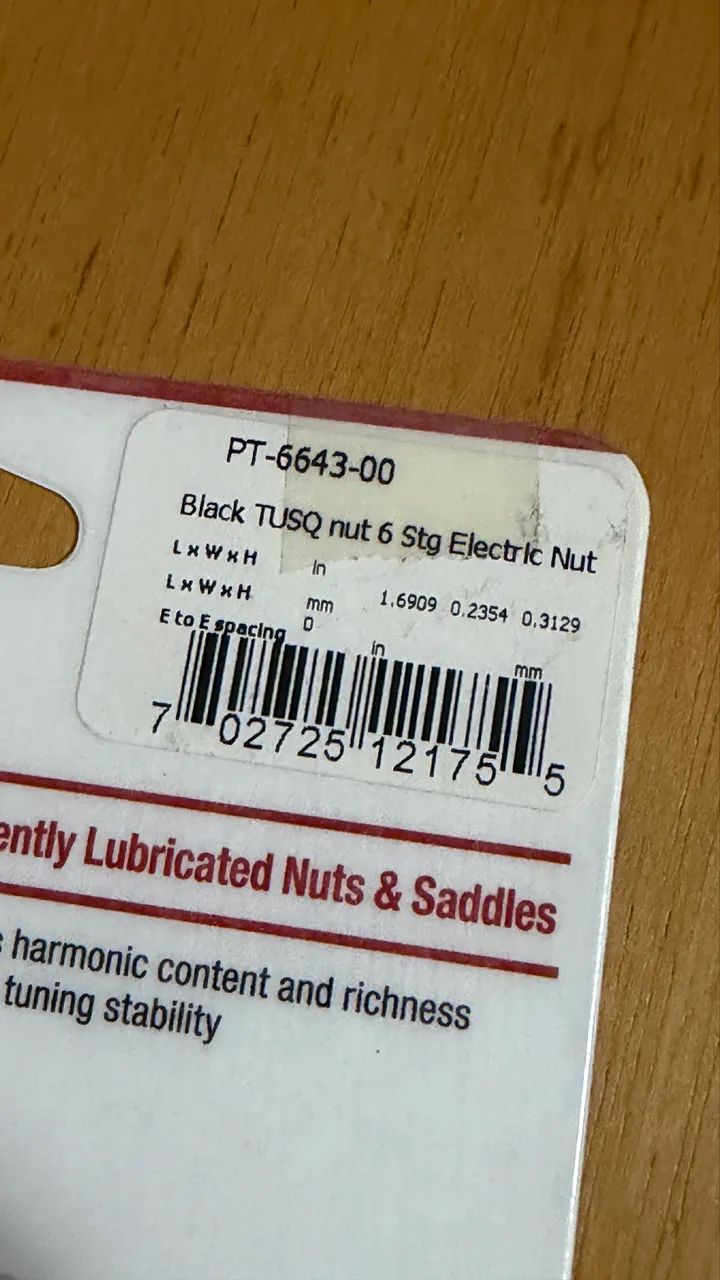Nut Graphtech PRS SE PT-6643-00 - Foto 4