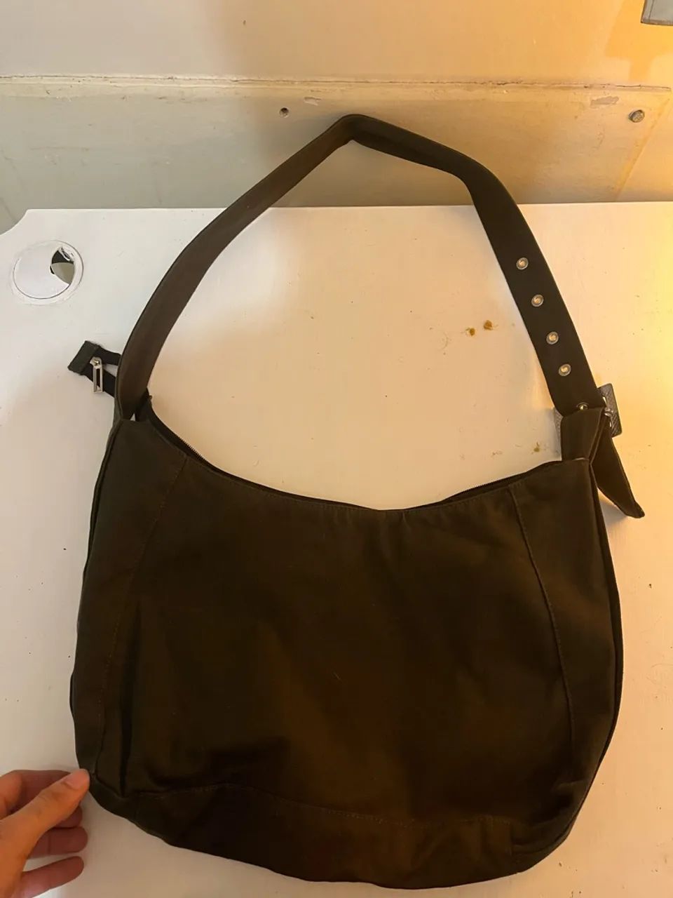 Bolsa Efflore verde escuro 