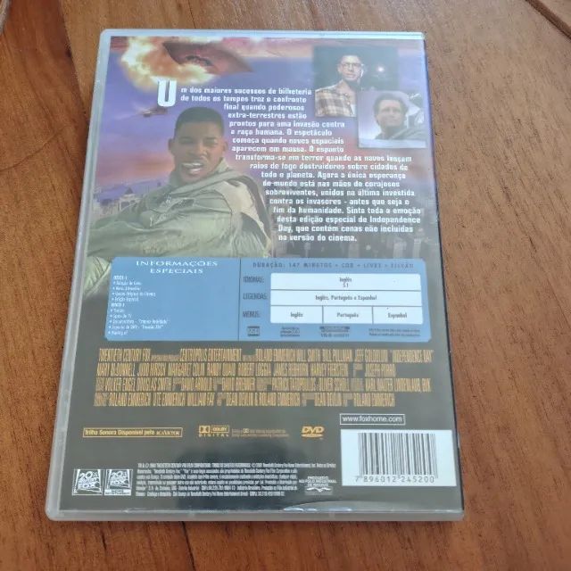 DVD Duplo Independence Day, Edição Especial.  - Foto 4