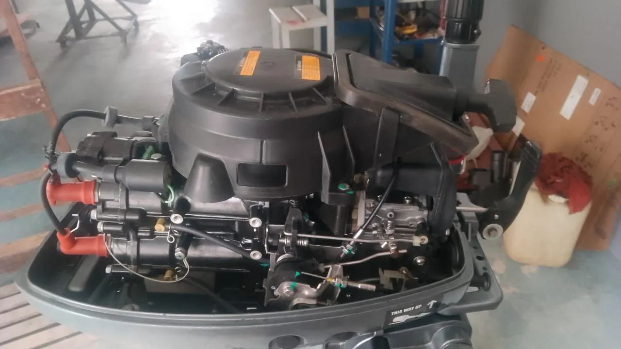 Motor de popa Hidea 15hp 2tempos  - Foto 3