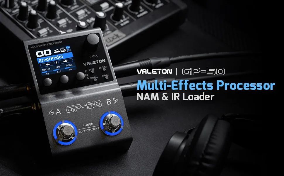 Pedaleira Valeton GP-50 Nova na caixa - Instrumentos musicais