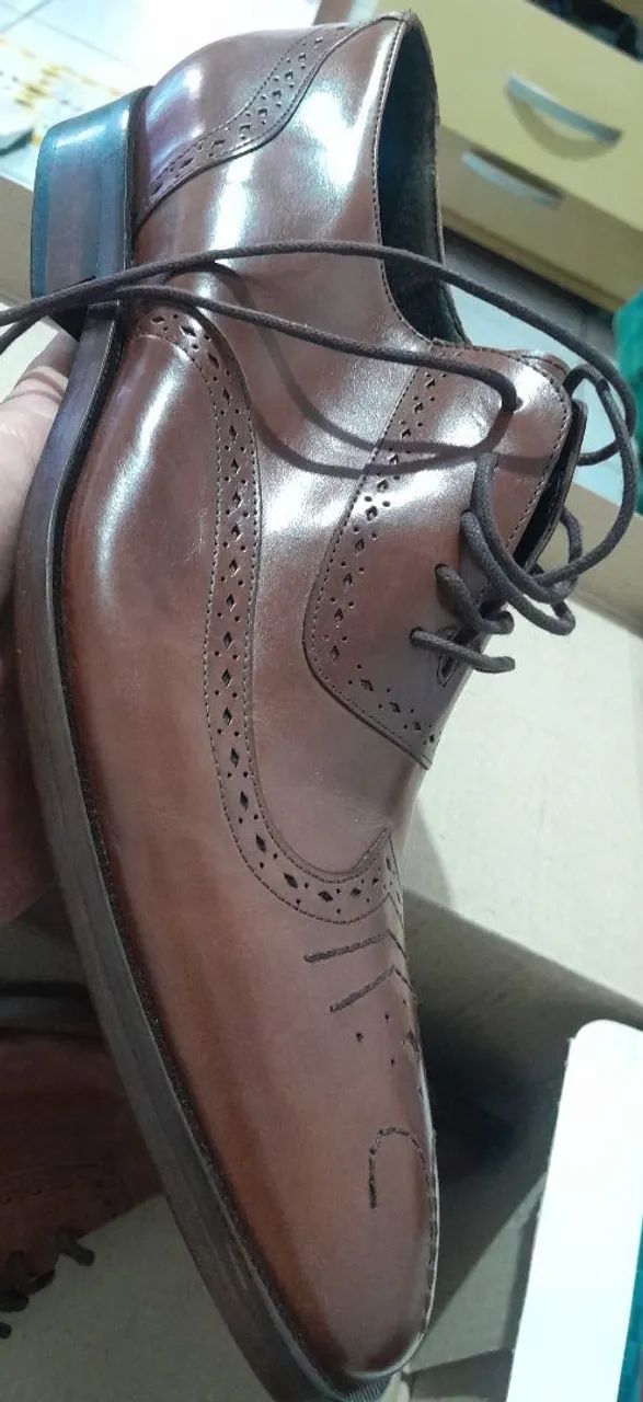 Sapato Sérgio's Longwing Brogue: - Foto 3