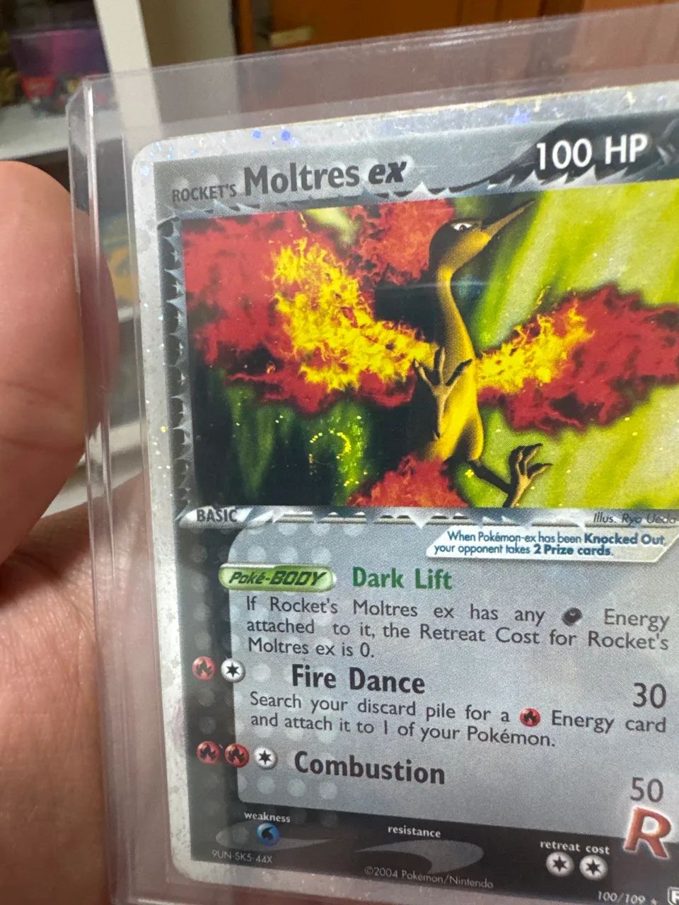 Moltres Ex da equipe Rocket em INGLÊS com swirl  - Foto 3