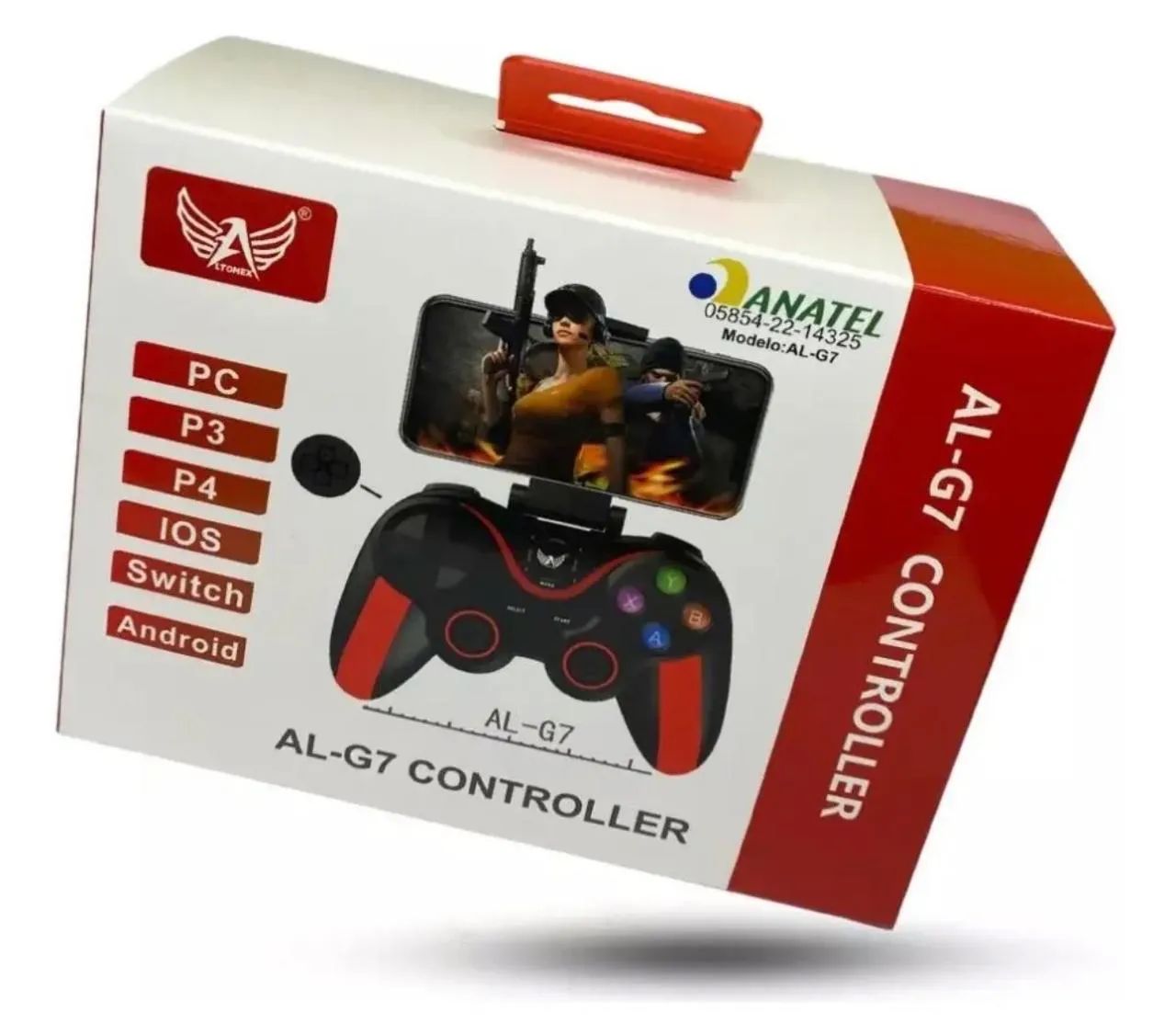 Controle Altomex Preto Para Celular Android E Ios - Foto 4