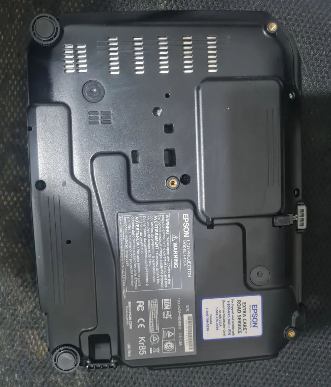 Projetor Epson PowerLite S12+ (H430A) - Estado de Novo (Pouquíssimo Uso) - Foto 2