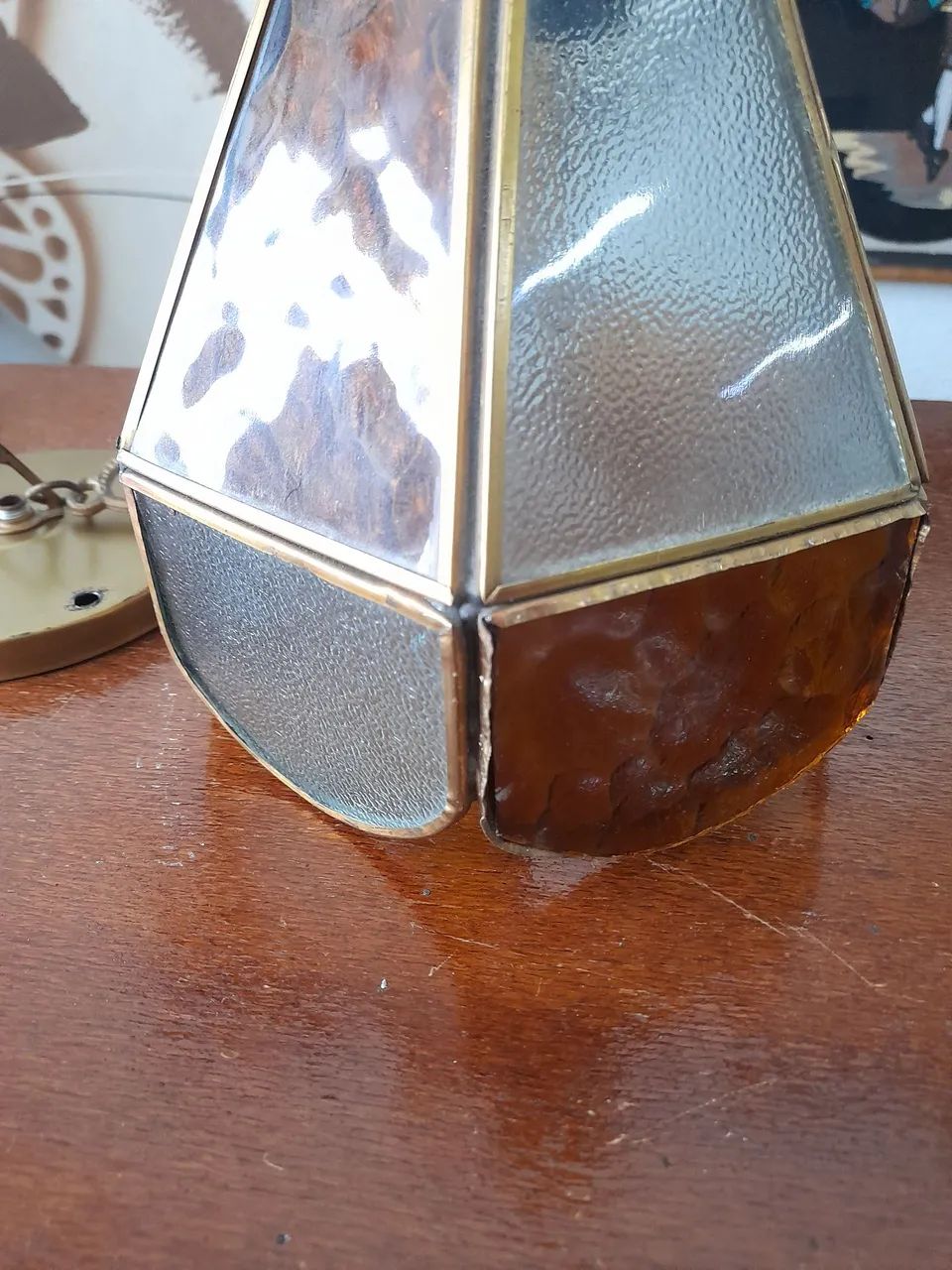 Lustre de teto vitral - Foto 3