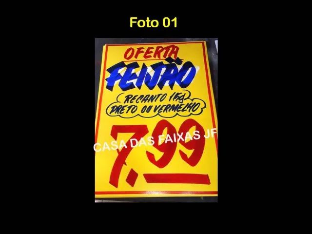 Cartaz de Oferta Amarelo