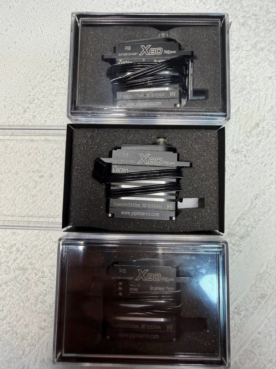 Automodelo 3 unidades servos 80kg