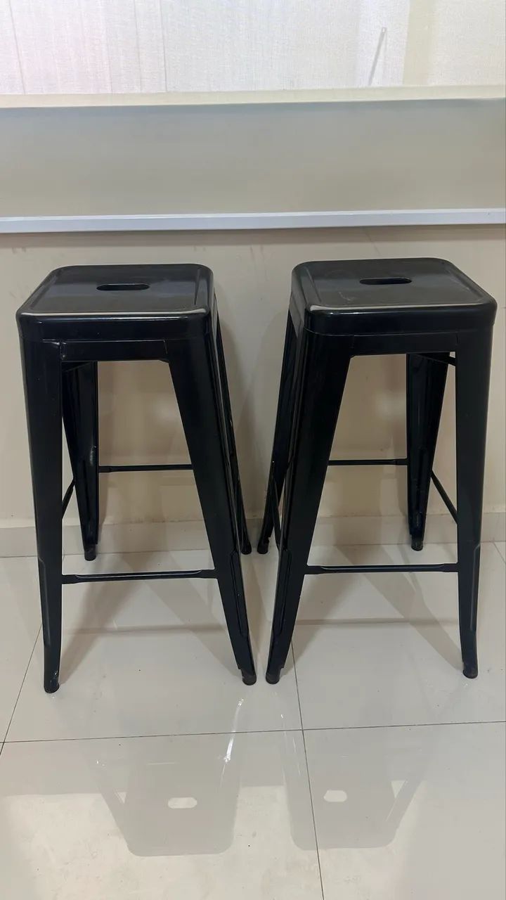 Banco de alumínio para balcão 