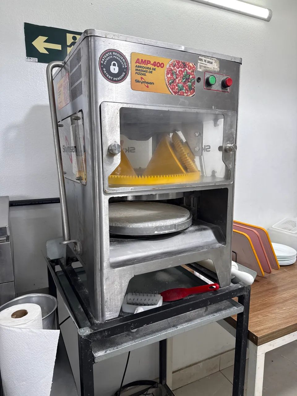Abridora de massa de Pizza SKYMSEN AMP-400
