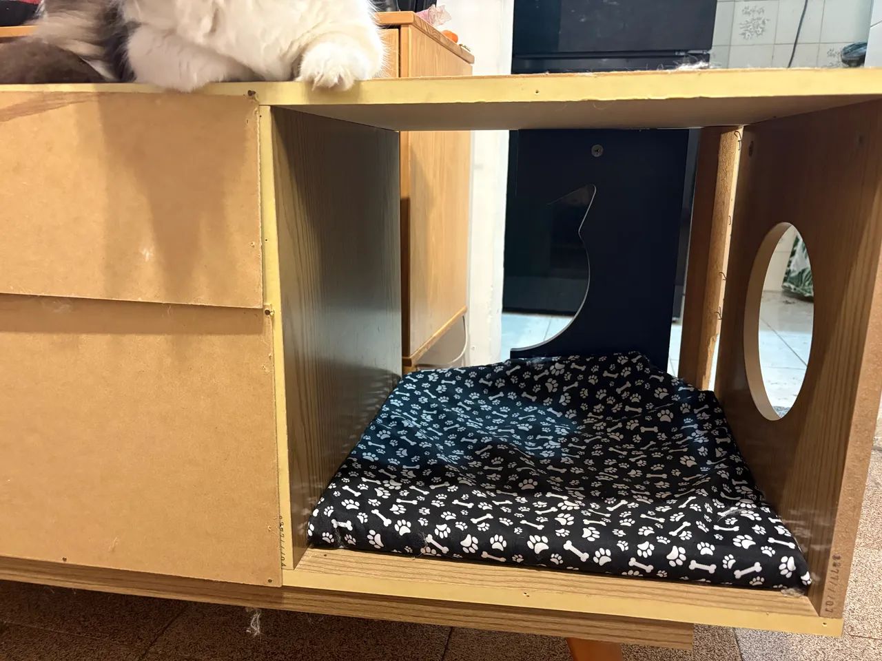 Rack sala com gavetas e cama gatos  - Foto 5