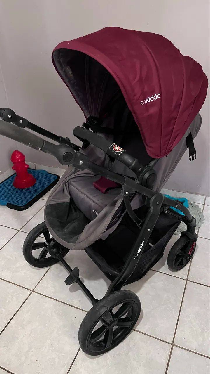 Carrinho de bebê kidoo com bebê conforto  - Foto 2