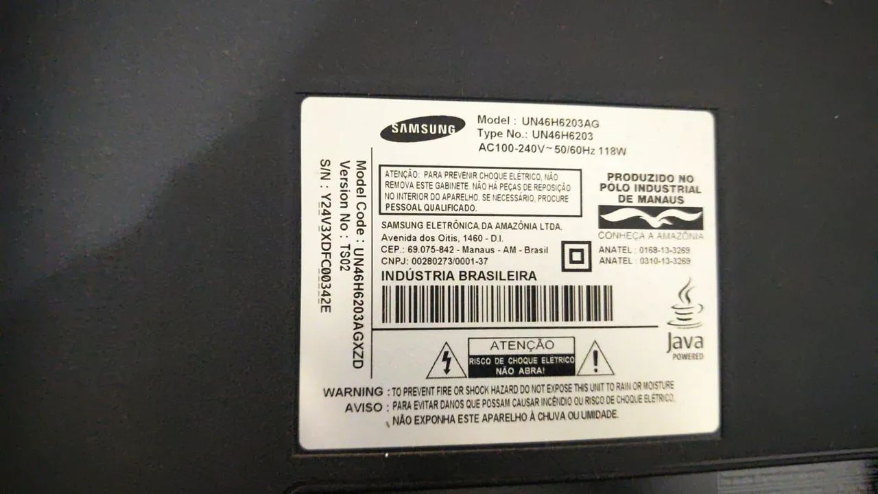TV Samsung 46 Polegadas LED Smart Full HD UN46H6203AG - Foto 4